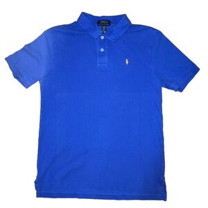POLO RALPH LAUREN  kids xl 18-20 Classic Fit Plain BLUE